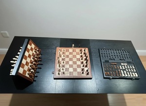ILAHI's Eco-Friendly Rustic Polished Rectangle <b>Chess</b> <b>Board</b> Game 100% Handmade Pure Wood Animal/Love Style Customized Size <b>Chess</b> - Product Image 2