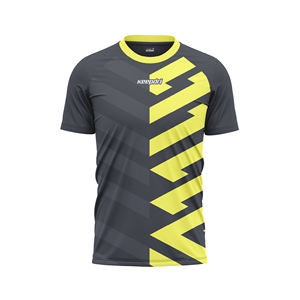 Tela Sublimada Personalizada con Degradado Negro y Amarillo, Transpirable, Elástica en Cuatro Direcciones, de Secado Rápido, Absorbente de Sudor, Sin Costuras, de Spandex/Poliéster - Product Image 5