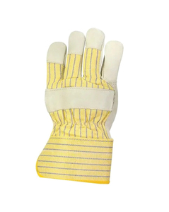 Gants de sécurité en cuir Holy Signs, paume doublement renforcée, manchette renforcée, respirants, flexibles, anti-coupures, antidérapants, fabriqués au Pakistan - Product Image 4