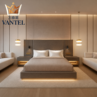 Muebles para Habitaciones de Hotel Vantel FF&E, Juego de Dormitorio de Lujo Personalizado para Proyectos de Resorts y Hostelería