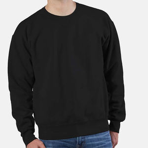 Sudadera básica lisa al por mayor, último estilo, con logo personalizado en relieve, para hombre - Product Image 1