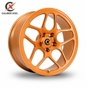 Jantes forgées CALIBER XCEL au meilleur <span class=keywords><strong>prix</strong></span>, finition Gunmetal, <span class=keywords><strong>pour</strong></span> voitures de tourisme, 17-22 pouces, PCD 5x112/120 <span class=keywords><strong>pour</strong></span> Ford Mustang GT500 - Product Image 1