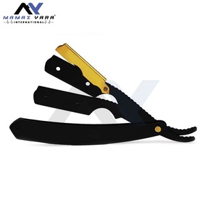 <b>Top</b> Selling Stainless Steel Straight Edge Barber Razor Anti Rust Professional Barber Grooming Shaving Tool for Salon Barbershop - Product Image 2
