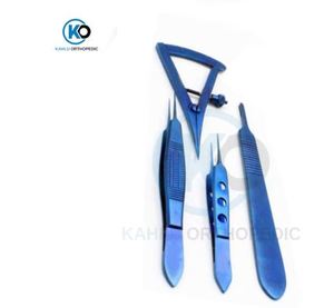 Juego de Instrumentos para Blefaroplastia y Cirugía de Párpados, 13 Piezas, Acero, Manual, de KAHLU ORTHOPEDIC - Product Image 3