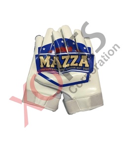 ถุงมืออเมริกันฟุตบอลคุณภาพสูงสั่งทำพิเศษ ระบายอากาศได้ดี กันลื่น ไซส์ใหญ่ พิมพ์ลายด้วยเทคนิคพิเศษ กันน้ำ ป้องกันรังสียูวี สำหรับเล่นกีฬา - Product Image 1