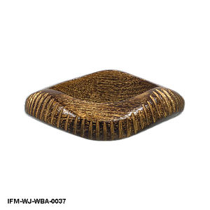 Bracelet manchette en bois antique fait main, sculpté à la main, motif vague, finition bronze rustique, bijoux bohèmes pour femme - Product Image 4