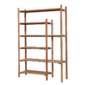 Mueble Estante Multiusos para Villas y Hogares Hecho de Madera de Teca Sólida Modelo SV-031 y Material Duradero - Product Image 4