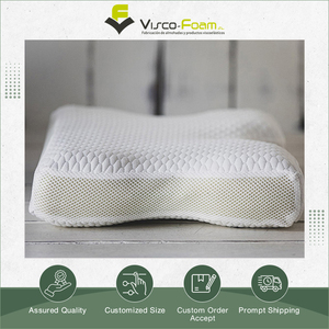 Proveedor Reconocido que Vende Almohadas de Cama de Espuma Viscoelástica de la Mejor Calidad, Relleno de Poliéster/Algodón Natural, para Compradores al por Mayor a Bajo Costo - Product Image 5