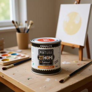 Peinture acrylique BLANCO SATINADO 125ML en pot, produit de haute qualité - Product Image 2