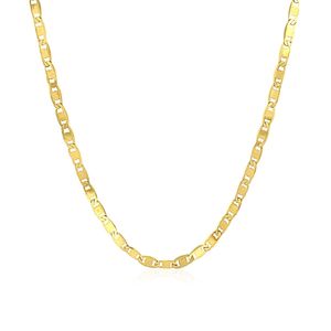 Cadena de Eslabones Marineros de Oro Amarillo de 10k, 2.3mm, Cadena y Brazalete Modernos - Product Image 2