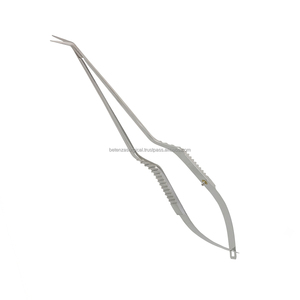 กรรไกรไมโครแบบโค้ง 90 องศา ยี่ห้อ Jacobson Bayonet ผลิตจากสแตนเลสสตีล สำหรับการผ่าตัด รับผลิตแบบ OEM ODM - Product Image 1