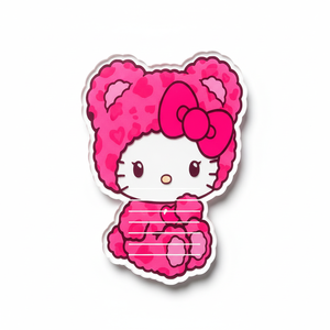 Support magnétique en acrylique poli pour cils, motif chat de dessin animé, pour une application plus rapide des cils - Product Image 5