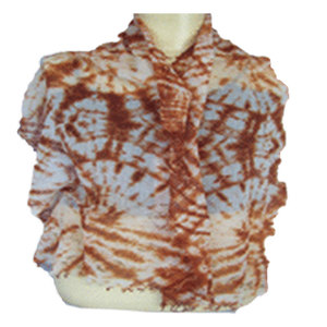 Bufanda de Algodón Teñida a Mano de Alta Calidad, Ligera, Transpirable, Diseño Tradicional y Único, Perfecta para el Verano - Product Image 3