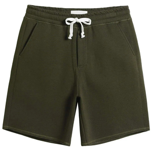 Shorts de sport pour hommes en coton biologique respirant, molleton bouclette technique, écologique, coupe-vent, séchage rapide, taille mi-haute, taille personnalisée - Product Image 1