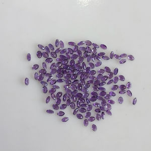 Ametista Natural Africana, Corte Marquesa de 3x2MM, Color Púrpura Intenso, Gema Suelta de la Mejor Calidad para Joyería, Gemas de Red Mountain - Product Image 3
