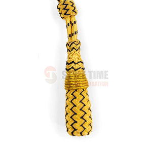 Elegante nudo de espada con diseño de cordón tejido a mano para accesorios de vestimenta tradicional y eventos formales. - Product Image 5