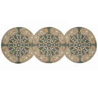 Motif floral verre perlé chemin de Table décoratif Glitz chemin de Table pour noël fête de mariage cuisine Table à manger décor
