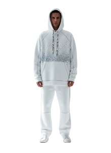 Sweat à capuche épais 500 g/m² en molleton français avec strass pour homme, coupe oversize, logo personnalisé, délavage acide, streetwear, ODM - Product Image 1