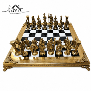 Luxury Gold Silver Brass Dragon <b>Chess</b> Pieces with Round Shape Handmade Fantasy Decorative Strategy Game <b>Set</b> - Product Image 6