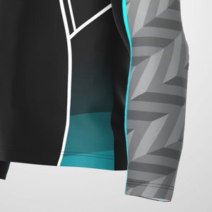 Breathable Men Rash Guards Moisture Wicking Compression Apparel For Gym Workouts Water Sports And Fitness - Product Image 6