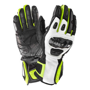 SAAR INDUSTRIES Motorcycle Racing <b>Gloves</b> Leather Carbon Knuckle Full Finger <b>Touchscreen</b> Non-Slip Breathable Unisex Protective - Product Image 1