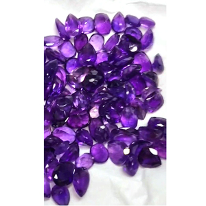 99 pièces d'améthyste bleue naturelle 10mm-17mm, formes poire, ovale, octogonale, facettées, 502 carats, Iroc Sales, pierres précieuses en vrac de haute qualité, certifiées par un tiers - Product Image 3