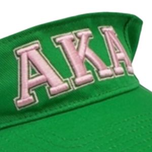 Gorra con Visera Verde con Letras AKA Bordadas, Gorra con Visera Ajustable, Gorro Deportivo Informal para Exteriores - Product Image 2