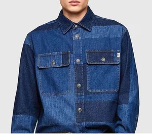 เสื้อเชิ้ตยีนส์คุณภาพสูงทรงโอเวอร์ไซส์ แต่งสีบล็อก ติดกระดุม สไตล์สตรีทแวร์ แฟชั่นผู้ชาย ผ้าเดนิมยืดหยุ่น จาก Cumbre Sports - Product Image 6