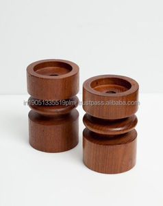 ชุดที่ใส่ชาไม้มะม่วง2ชิ้นโคมไฟตกแต่งโต๊ะบนเสาเทียนตกแต่งคริสต์มาส - Product Image 1