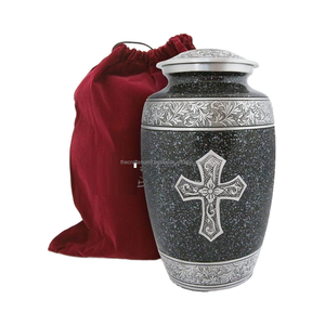 Venta al por mayor de urnas de cremación para cenizas humanas Urnas de cremación de metal de alta calidad para mascotas y adultos Cenizas y urna de cremación para el proveedor - Product Image 1