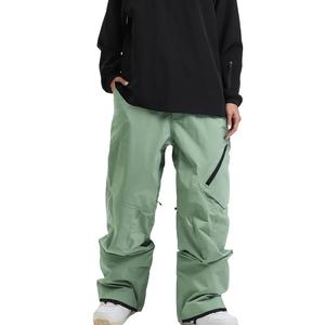 Pantalones de esquí y snowboard para hombre al por mayor, nuevo diseño, cortavientos, holgados, con cintura elástica, cierre de cremallera y técnicas de estampado. - Product Image 1