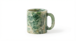 Taza de Ónix Verde Natural IMPEX PAKISTAN 2026, Tallada a Mano, para Té y Café, Feng Shui, para Hogar, Oficina, Regalo - Product Image 4