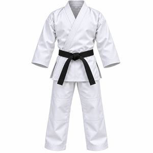 Kimono de karaté personnalisé, uniforme d'arts martiaux, tenue de judo, taekwondo, entraînement, avec ceinture - Product Image 1