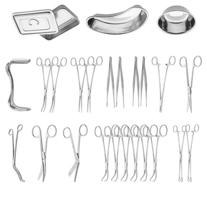 Juego de Instrumentos de Cirugía General de Acero Inoxidable de Alta Calidad, 25 Piezas, Kit de Herramientas Quirúrgicas Manuales Reutilizables, Equipo Médico Hospitalario - Product Image 4