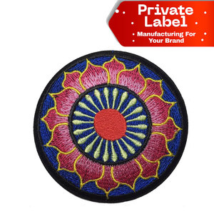 Écussons brodés 3D personnalisés à coudre, badges nominatifs pour uniformes, vente en gros, prix avantageux, écussons brodés personnalisés de haute qualité - Product Image 1