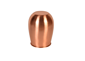 Verre à eau en cuivre écologique fait main pour l'eau potable fraîche, gobelet ayurvédique réutilisable au design classique - Product Image 3