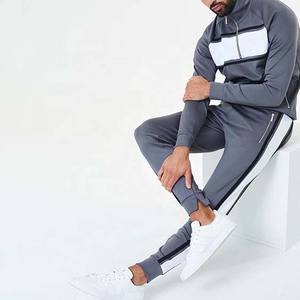 ชุดวอร์มผ้าฝ้ายโพลีเอสเตอร์ซิปครึ่งตัวสำหรับผู้ชายชุดวอร์มใส่เล่นแนวสตรีทพร้อมคุณสมบัติขนาดใหญ่พิเศษสำหรับฤดูหนาว - Product Image 2