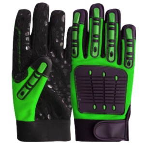 Gants de travail de sécurité résistants aux chocs avec fonction écran tactile, anti-choc et anti-perforation en cuir de vachette renforcé - Product Image 1