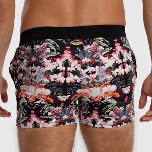 Shorts de bain pour hommes en polyester extensible quatre directions, respirants, à séchage rapide, personnalisables en gros - Product Image 3