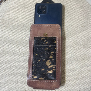 เคสโทรศัพท์มือถือหนังคาวบอยตะวันตกแบบห่วงเข็มขัดหนังวัวหนังแท้แบบสั่งทำหรูหรา - Product Image 6