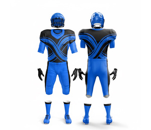 Maillot et pantalon de football américain sur mesure, vêtements d'équipe |   Ensemble de football avec maillot et pantalon |   Vêtements de sport en polyester respirant - Product Image 6