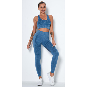 Wholesale Yoga Wear Supplier Breathable Stretch Activewear for <b>Women</b> Workout Training and Large Quantity Orders - Product Image 1