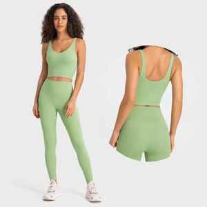 Conjunto de Yoga Profesional para Mujer, Fabricación a Precio de Mayoreo, Nuevo Conjunto de Yoga para Mujer - Product Image 1