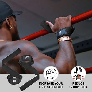 Scilion Neoprene Gym Weightlifting Gloves Safety Fitness <b>Equipment</b> Straps - Product Image 3