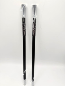 แท่งขบวนพาเหรดสำหรับพิธีแบบกำหนดเองแท่งโลหะสลักสีดำและสีเงินสำหรับใช้ในการเดินขบวน - Product Image 6