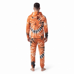 Wholesale Manufacturer Men <b>Tie</b> <b>Dye</b> Printed Tracksuit Custom Sublimation Design Eco-Friendly Breathable Full Zip <b>Hoodie</b> - Product Image 5