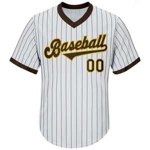 Maillot de baseball pour homme, blanc et rouge, col en V, manches courtes, respirant, séchage rapide, coupe classique, vêtements de sport pour adultes, logo sur le devant - Product Image 2