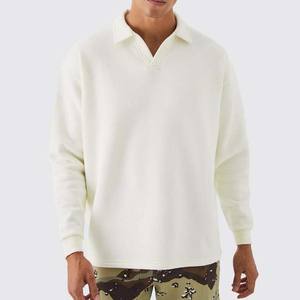 Chemise de rugby à manches longues surdimensionnée 100% polyester, épaisse, pour hommes, personnalisable, sublimée, respirante, séchage rapide, vêtements de sport - Product Image 3