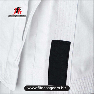 Ensemble d'uniformes de karaté personnalisés avec logo, polyester/coton, durable, léger, respirant, de haute qualité, fusion sans couture, unisexe, adulte, tout usage - Product Image 4