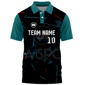 Latest 2026 Custom Cricket Shirt Jersey Manufacturer Breathable Quick Dry Uniform Sublimation Player <b>Name</b> Team 100% Polyester - Product Image 2